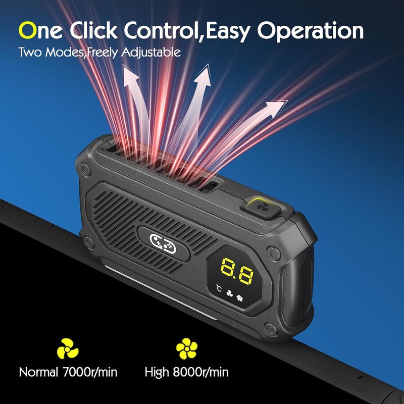 Saitake Cooling Fan for Nintendo Switch 2,Rapid Cooling,Two-Speed Adjustable,Real-Time Temperature Monitoring (Some Wind Noise During Operation and The Case Needs to Be Removed When In Use!) - Image 3